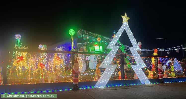 Christmas Light display at 38 Rolling Hills Road, Chirnside Park
