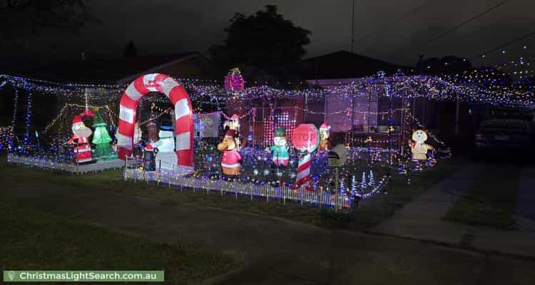 Christmas Light display at 16 Bogong Street, Corio