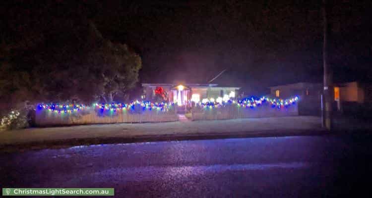 Christmas Light display at 23 Durundur Street, Woodford