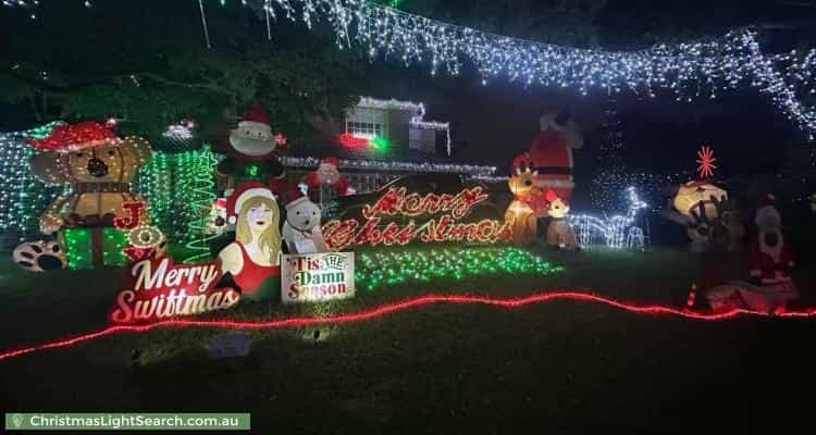 Christmas Light display at 5 Jean Street, Kingswood