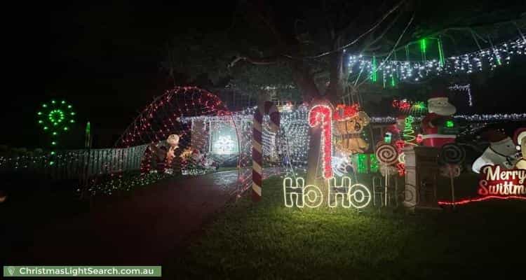 Christmas Light display at 5 Jean Street, Kingswood