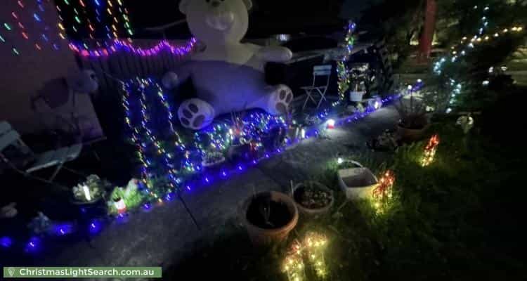 Christmas Light display at 56 Newman-Morris Circuit, Oxley