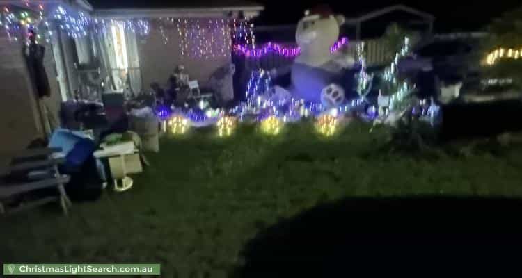 Christmas Light display at 56 Newman-Morris Circuit, Oxley