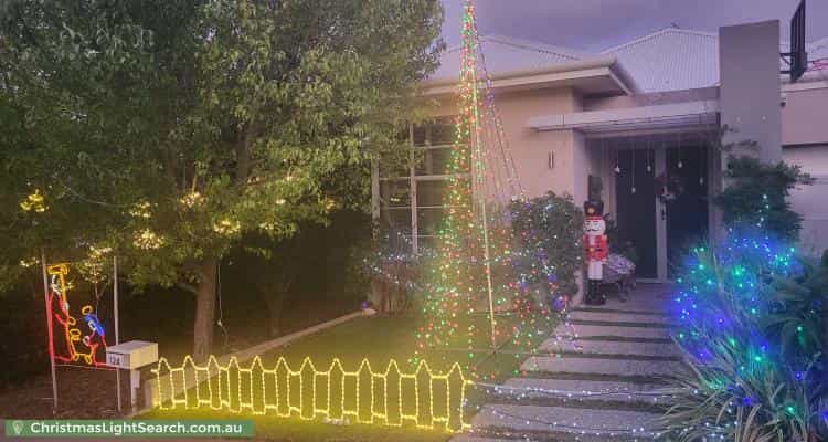 Christmas Light display at  Nanson Street, Wembley