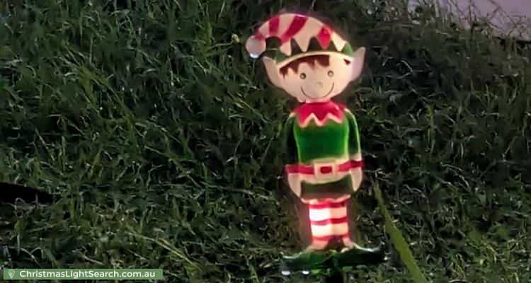 Christmas Light display at 25 Durundur Street, Woodford