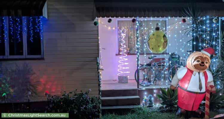Christmas Light display at 25 Durundur Street, Woodford