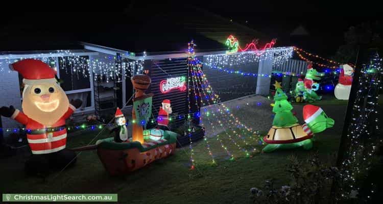Christmas Light display at 10 Murphy Court, Redbank Plains