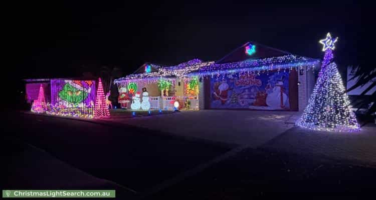 Christmas Light display at 6 East Road, Pearsall