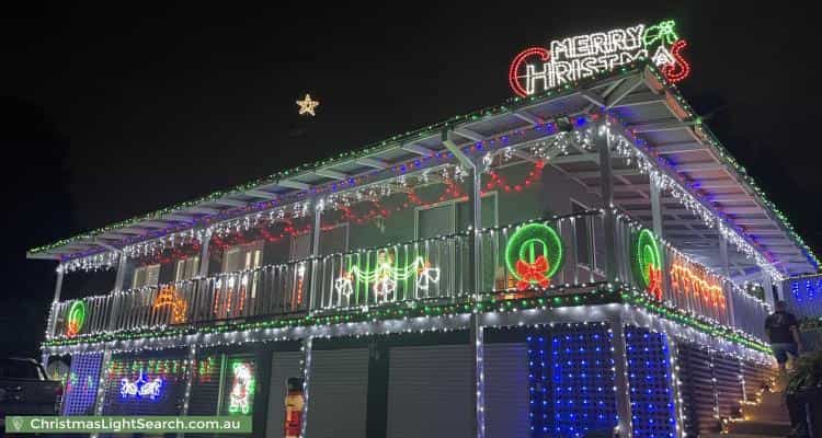 Christmas Light display at 28 Carawatha Avenue, Mount Nasura