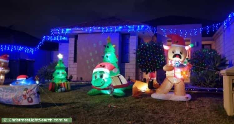 Christmas Light display at 15 Charlton Way, Bertram