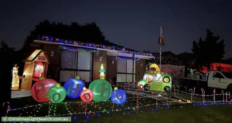 Christmas Light display at 9 Prasino Court, Carrum Downs