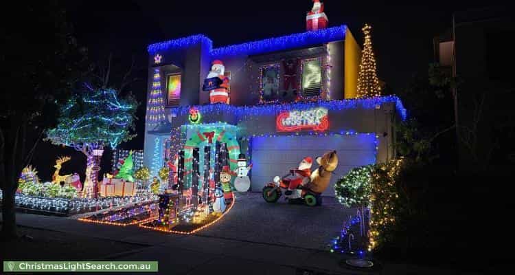 Christmas Light display at 62 Tanderum Drive, Coburg