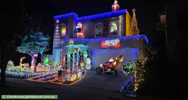 Christmas Light display at 62 Tanderum Drive, Coburg