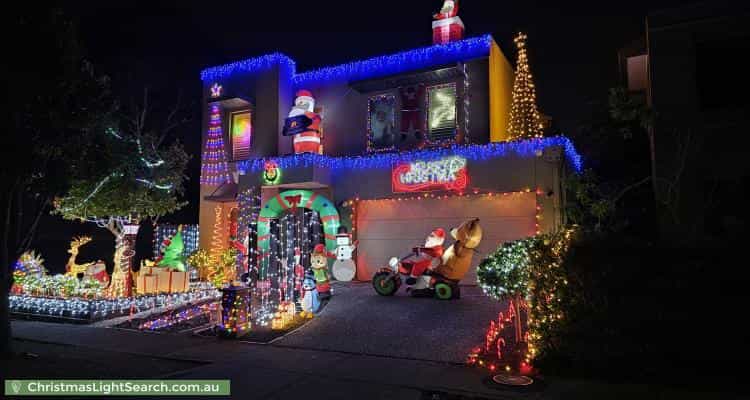 Christmas Light display at 62 Tanderum Drive, Coburg