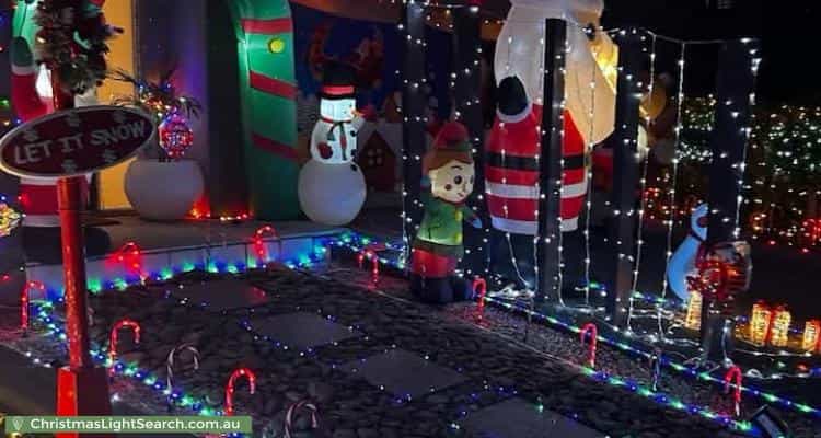 Christmas Light display at 62 Tanderum Drive, Coburg
