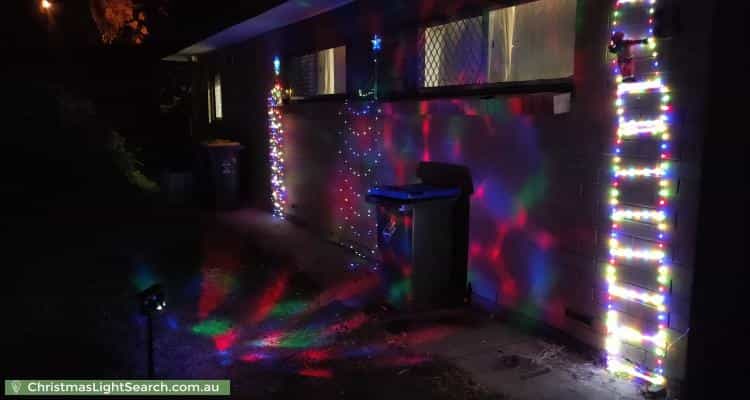Christmas Light display at 8 Mara Place, West Lakes