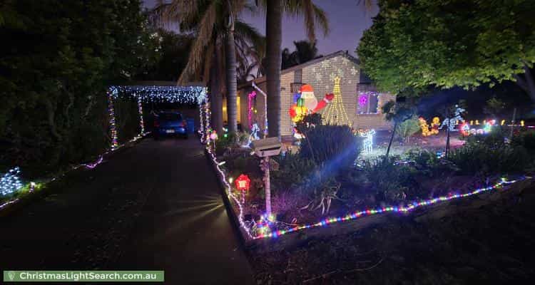Christmas Light display at 8 Morris Street, Morphett Vale