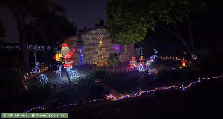 Christmas Light display at 8 Morris Street, Morphett Vale