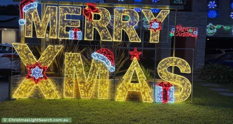 Christmas Light display at 53 Breeze Street, Umina Beach