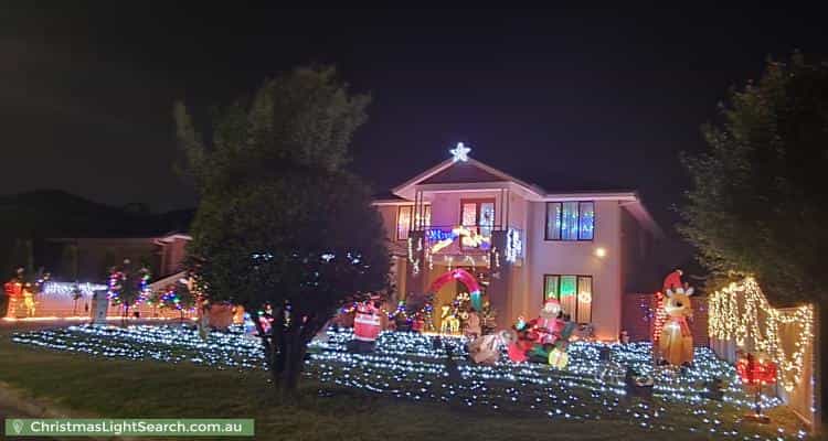Christmas Light display at 5 Corker Close, Narre Warren