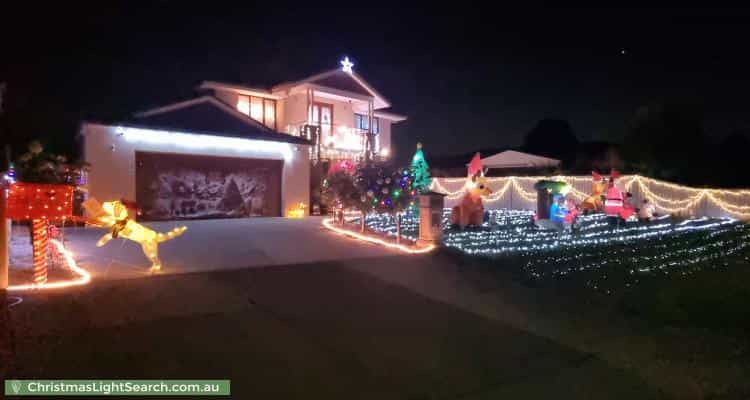 Christmas Light display at 5 Corker Close, Narre Warren