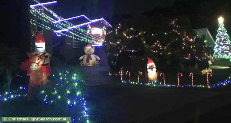 Christmas Light display at  Patrick Close, Greensborough