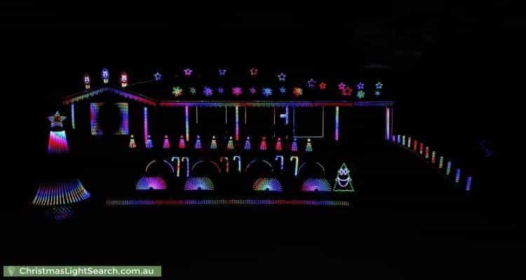 Christmas Light display at 225 Newman-Morris Circuit, Oxley