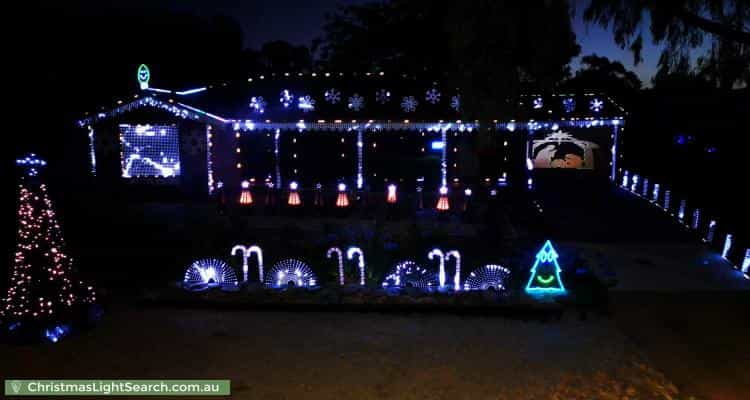 Christmas Light display at 225 Newman-Morris Circuit, Oxley