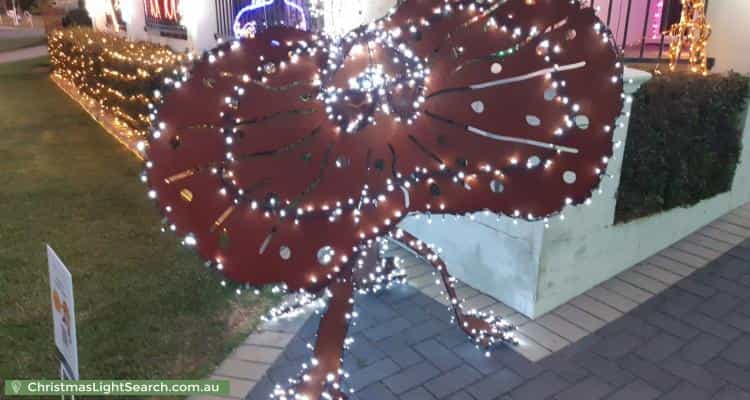 Christmas Light display at  Tahoe Close, Thornlie