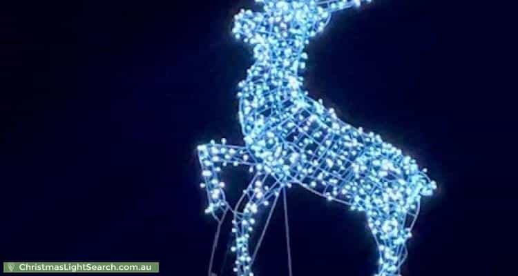 Christmas Light display at  Tahoe Close, Thornlie