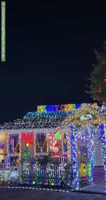 Christmas Light display at 11 Robyn Court, Hampton Park