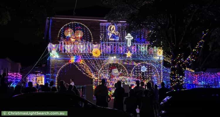 Christmas Light display at 109 Madeline Street, Strathfield South