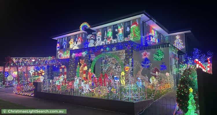 Christmas Light display at 10 Stardust Way, Wollert