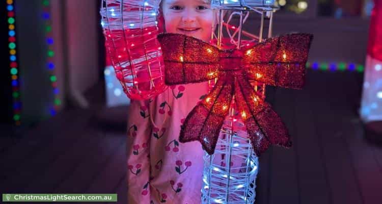 Christmas Light display at 28 Nullewa Parkway, Lakelands