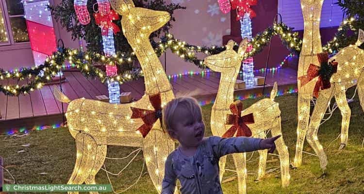 Christmas Light display at 28 Nullewa Parkway, Lakelands