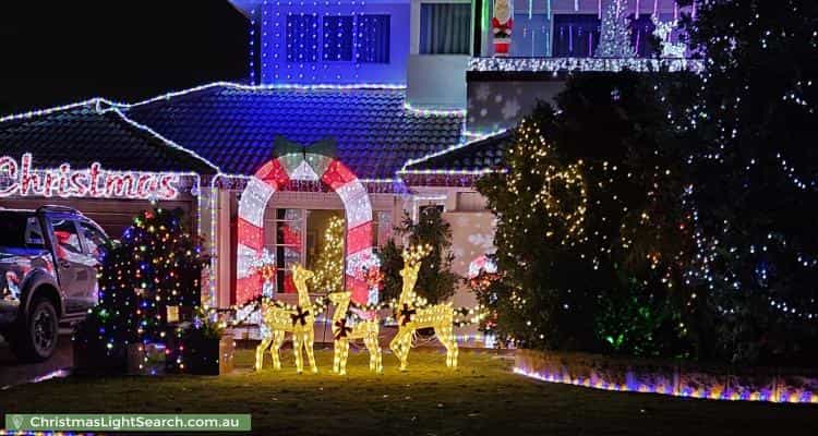 Christmas Light display at 28 Nullewa Parkway, Lakelands