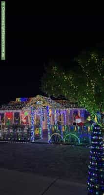 Christmas Light display at 11 Robyn Court, Hampton Park