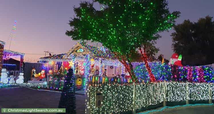 Christmas Light display at 11 Robyn Court, Hampton Park