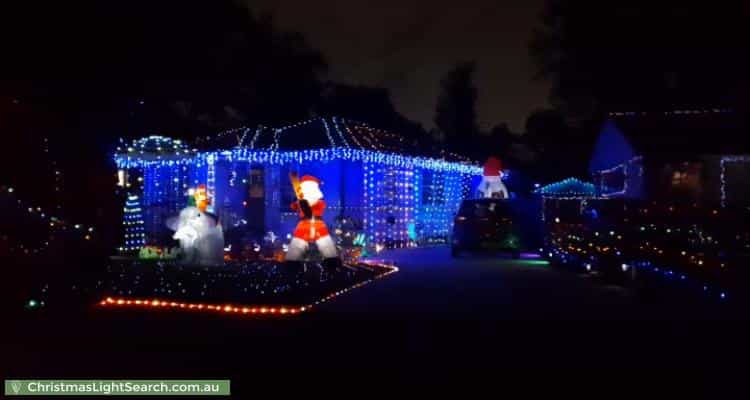 Christmas Light display at 5 Robyn Street, Blacktown