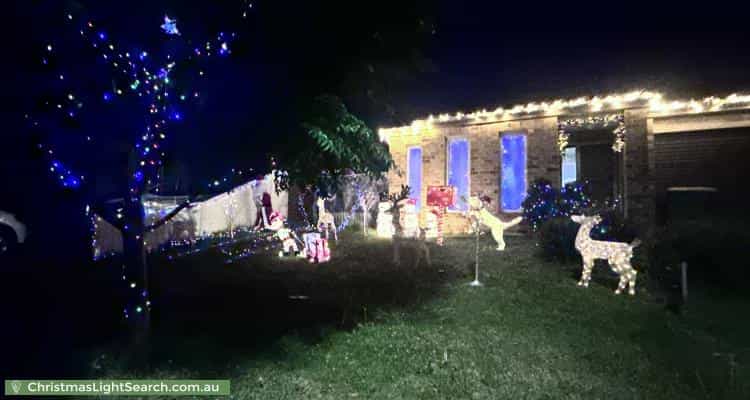 Christmas Light display at 120 Blue Horizons Way, Pakenham