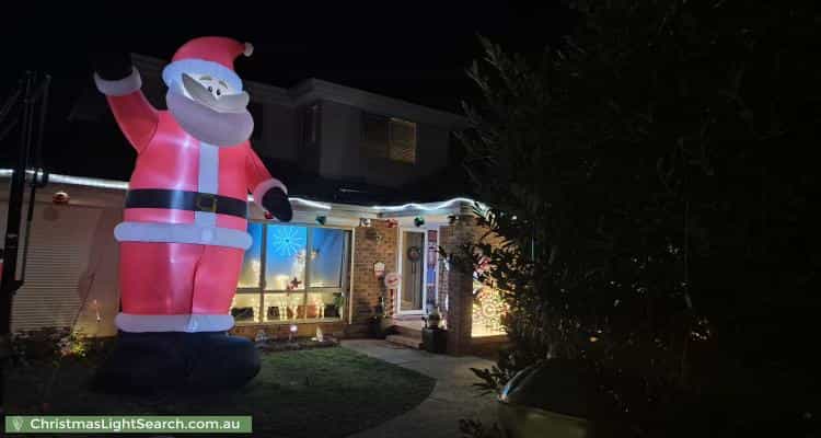 Christmas Light display at  Chuculba Crescent, Giralang