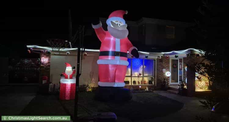 Christmas Light display at  Chuculba Crescent, Giralang
