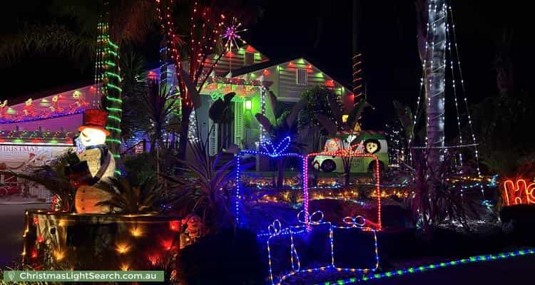 Christmas Light display at 24 Barker Drive, Mooroolbark