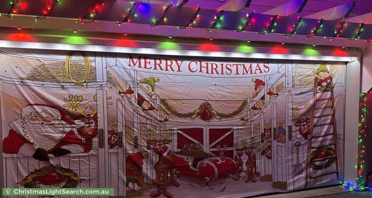 Christmas Light display at 24 Barker Drive, Mooroolbark