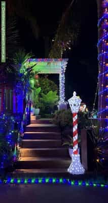 Christmas Light display at 24 Barker Drive, Mooroolbark