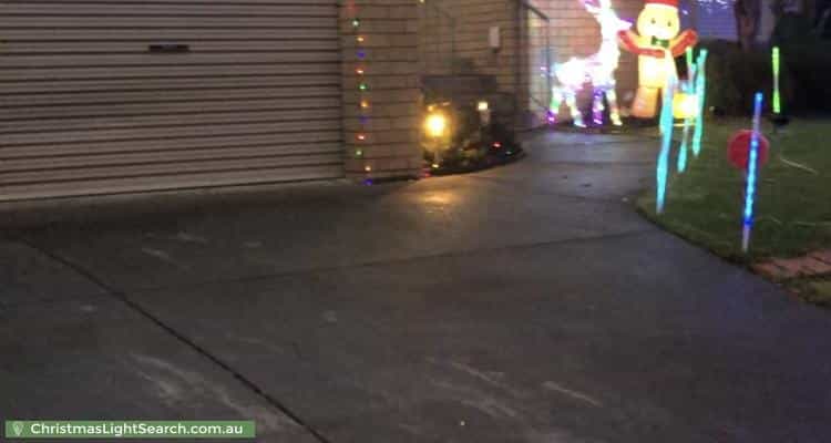 Christmas Light display at 17 Dowling Road, Oakleigh South