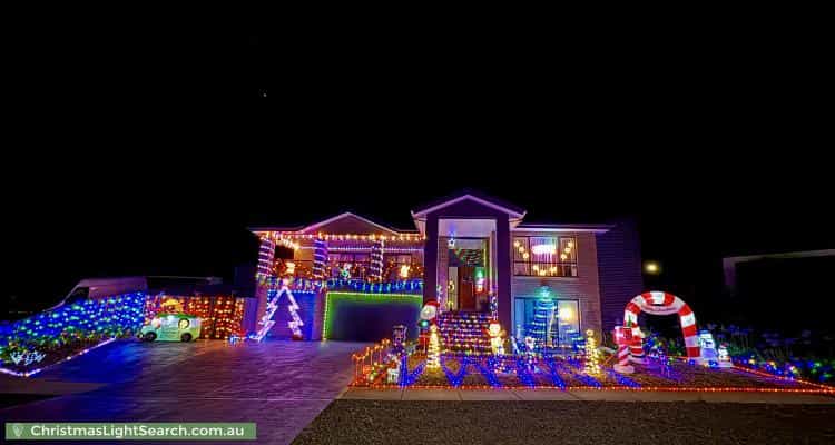 Christmas Light display at 22 Freeman Street, Conder