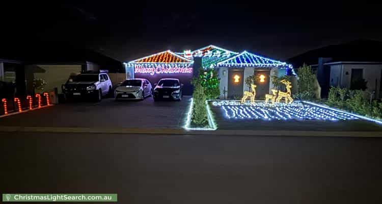 Christmas Light display at 5 Manar way, Byford