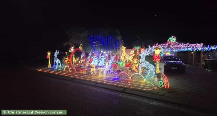 Christmas Light display at 4 Reims Lane, Port Kennedy