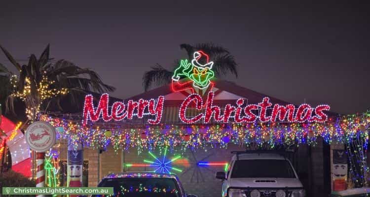 Christmas Light display at 4 Reims Lane, Port Kennedy